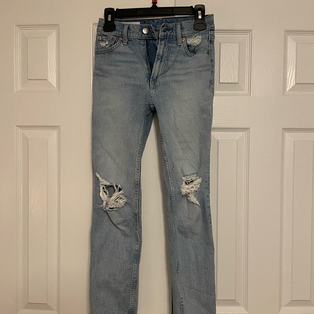 GAP Light Blue Straight Leg Jeans